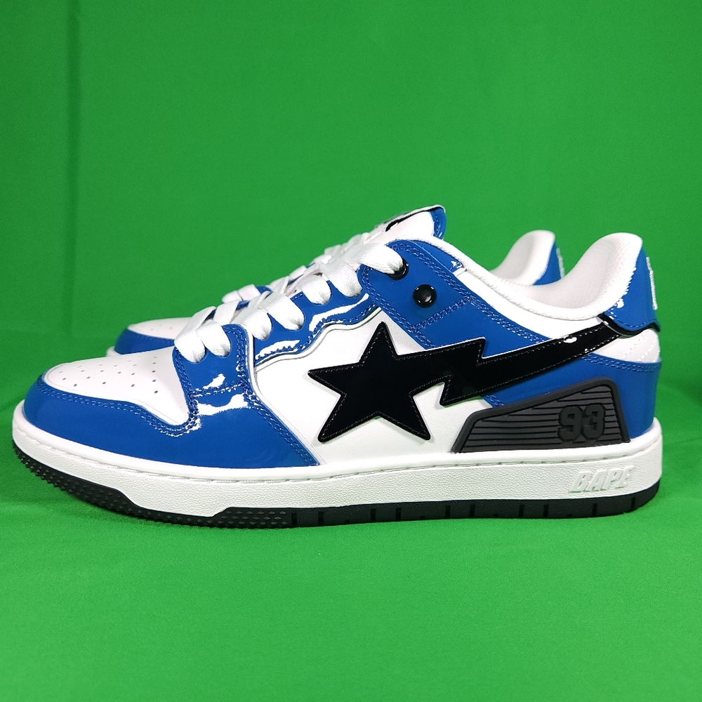 ❌️SOLD❌️ Bape Sk8 Sta #2 Blue And White Sneakers Size 10 Mens - Picture 1 of 9